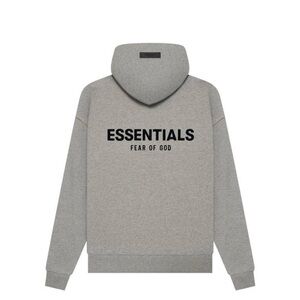 Fear of God Essentials Heather Gray Hoodie